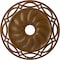 Ekena Millwork Loera Ceiling Medallion (Fits Canopies up to 6 1/4"), 26 5/8"OD x 4 1/2"ID x 1 3/8"P, Smokey Topaz CM26LOSTF - alternate 1